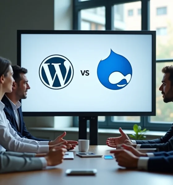 comparaison wordpress drupal